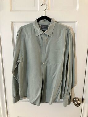 Bonobos Casual Button-Down Shirt in Sage Green